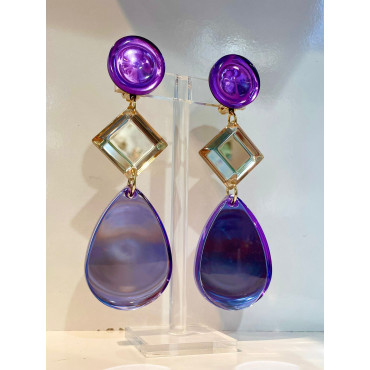 ICE violet/champagne - Francine BRAMLI Paris