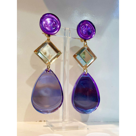 ICE violet/champagne - Francine BRAMLI Paris