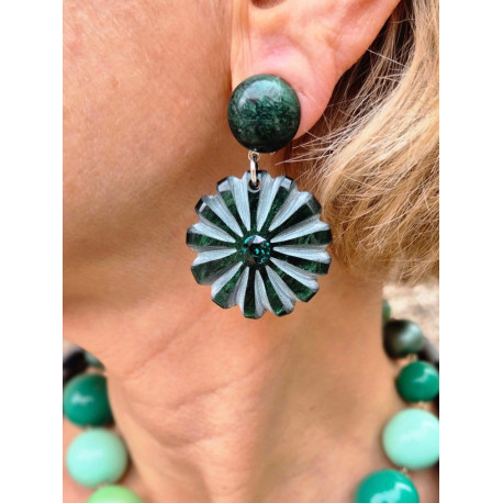 PENSEE XS vert - Francine BRAMLI Paris