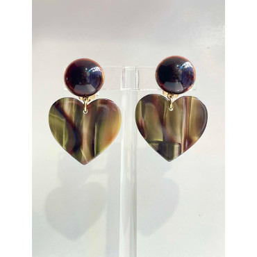 LOVE écaille Onyx - Francine BRAMLI Paris