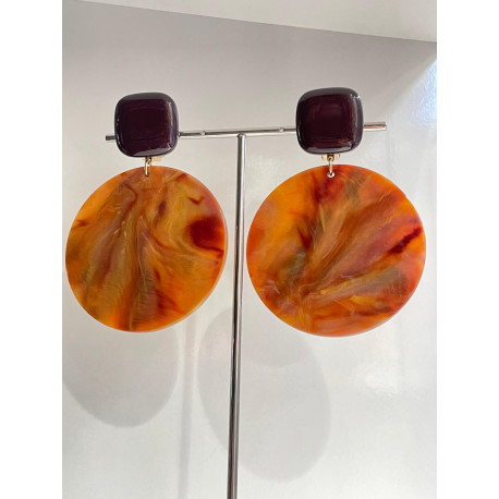 RAINBOW Marron ocre - Francine BRAMLI Paris