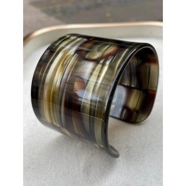 MANCHETTE écaille Onyx - Francine BRAMLI Paris