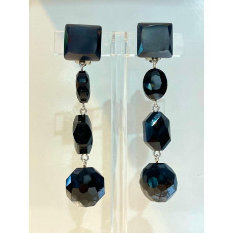 SUZANNA cristal noir - Francine BRAMLI Paris