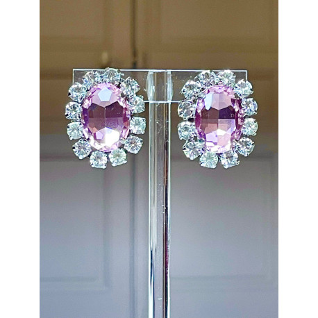 RAINBALL Luméa cristal rose & blanc - Francine BRAMLI Paris