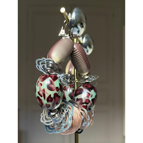 BASTILLES Marron Kaki - Francine BRAMLI Paris