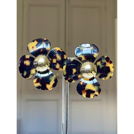 FLORAL L écaille & doré - Francine BRAMLI Paris