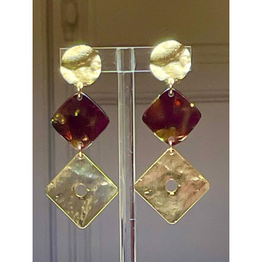 ERNESTINE brun doré - Francine BRAMLI Paris