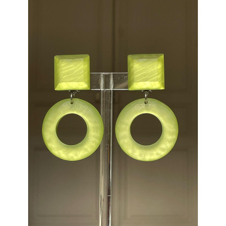 ELENA créole Vert givré - Francine BRAMLI Paris