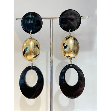 RIHANNA Noir & Doré - Francine BRAMLI Paris