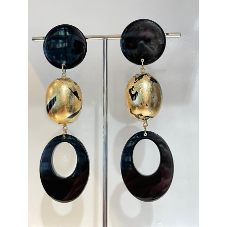 RIHANNA Noir & Doré - Francine BRAMLI Paris