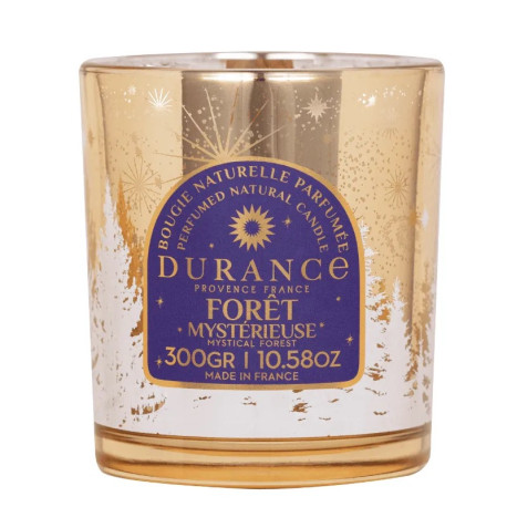 Bougie FORÊT MYSTÉRIEUSE mèche bois - DURANCE 280gr