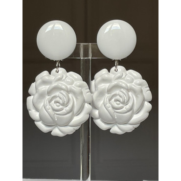 FLOWERS M blanc - Francine BRAMLI Paris