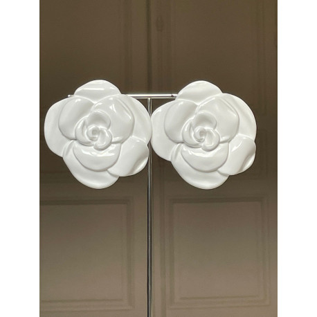 Rainball FLOWERS blanc XL - Francine BRAMLI Paris