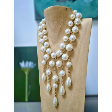 Collier THIMOTÉ perles nacrées - Francine BRAMLI Paris