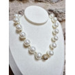 Collier CLOVIS perles nacrées Fermoir Cristal - Francine BRAMLI Paris