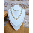 Collier CLOVIS perles nacrées Fermoir Cristal - Francine BRAMLI Paris