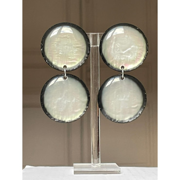 MONA gris nacré - Francine BRAMLI Paris