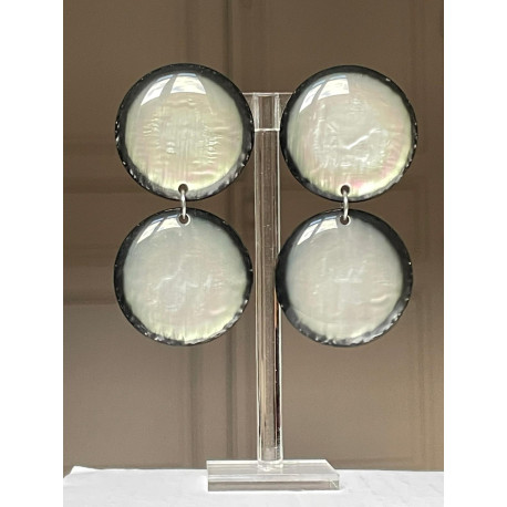 MONA gris nacré - Francine BRAMLI Paris