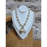 Collier TEODOR 3 perles nacrée - Francine BRAMLI Paris