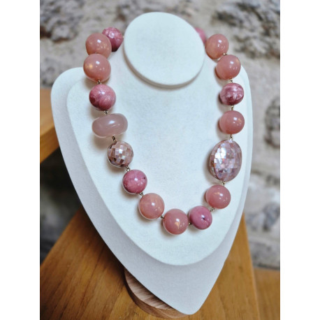 CABIA Pêche/nude - Francine BRAMLI Paris Bijoux