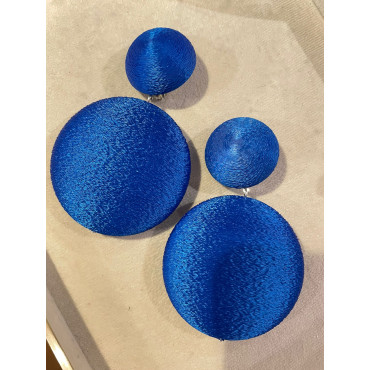 SATIN Bleue  - Francine BRAMLI Paris