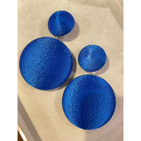 SATIN Bleue  - Francine BRAMLI Paris