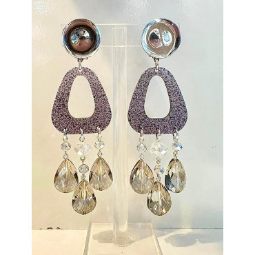 FLORETTE Cristal & paillettes - Francine BRAMLI Paris