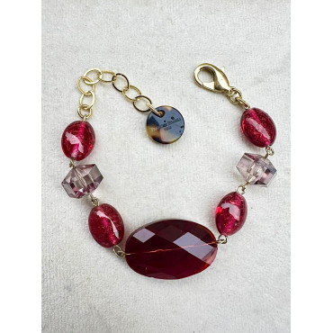 Bracelet SWANN Bordeaux - Francine BRAMLI Paris