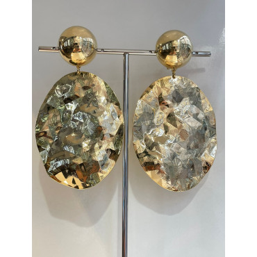 SICILE martelée dorée - Francine BRAMLI Paris