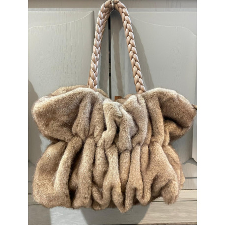 SAC FOURRURE Taupe