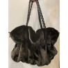 SAC FOURRURE Noir