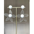 FLEURETTE blanc transparent - Francine BRAMLI Paris