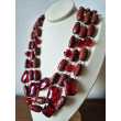 Collier REGIS Rouge 3 rangs - FRANCINE BRAMLI Paris