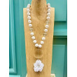 Collier FLEUR Blanc - FRANCINE BRAMLI Paris