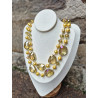 Collier UMBERTO jaune - Francine BRAMLI Paris
