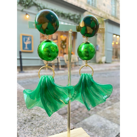 AMELIA LG verte - Francine BRAMLI Paris