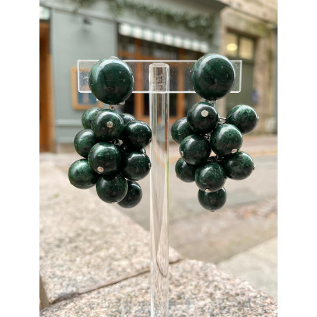 GRAPPE vert marbré - Francine BRAMLI Paris