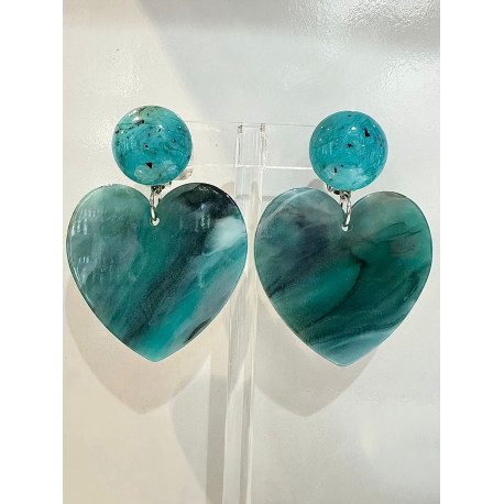 LOVE turquoise - Francine BRAMLI Paris