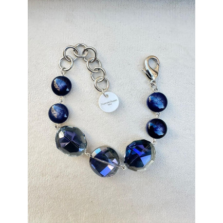 Bracelet SWANN Bleu - Francine BRAMLI Paris