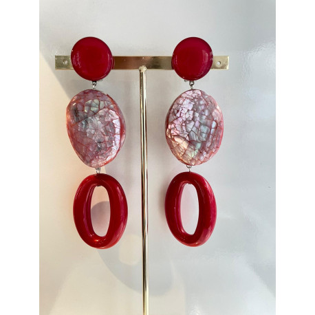 POMARE rouge & Nacre - Francine BRAMLI Paris