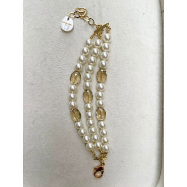 Bracelet SANDRO marron - Francine BRAMLI Paris