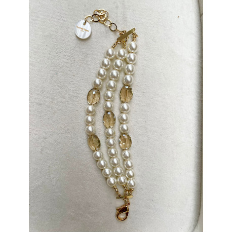 Bracelet SANDRO marron - Francine BRAMLI Paris