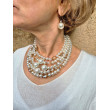 Collier 5 rangs perles & cristal - Francine BRAMLI Paris