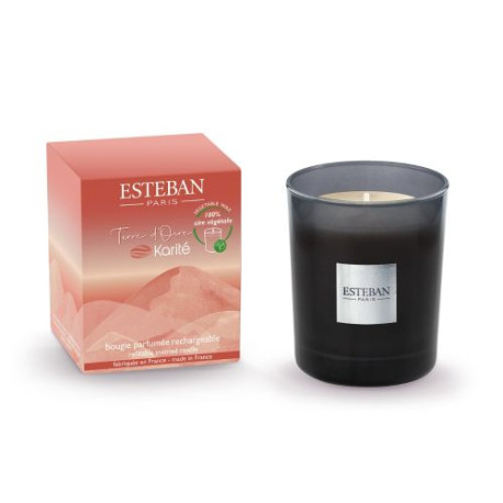 TERRE D'OCRE & KARITE Bougie initiale 180gr - ESTEBAN