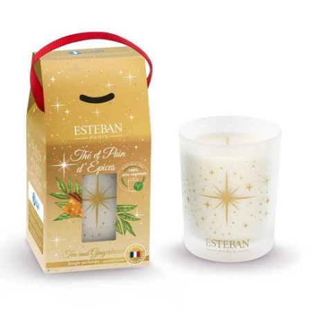 Bougie THE & PAIN D'EPICES 180gr - ESTEBAN