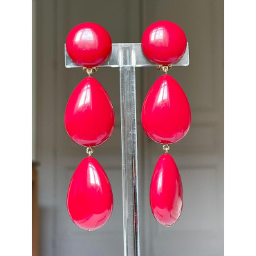 CUBA longue Rouge - Francine BRAMLI Paris