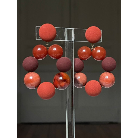 BASTILLES marron OP - Francine BRAMLI Paris