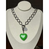 CHARMS coeur Vert pm - Francine BRAMLI Paris