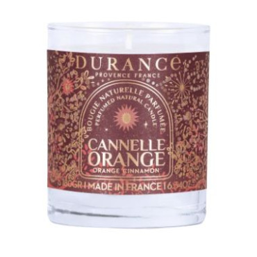 Bougie CANNELLE ORANGE - DURANCE 180gr