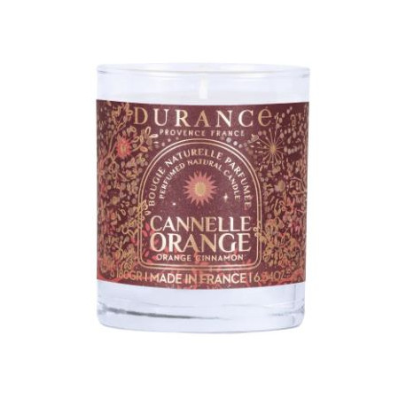Bougie CANNELLE ORANGE - DURANCE 180gr